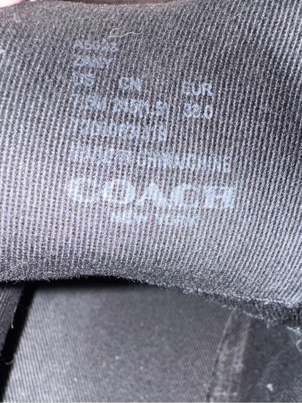 Coach Signature Sneakers Black Gray High Top Logo Lace Up Women’s 7.5 - Picture 7 of 7